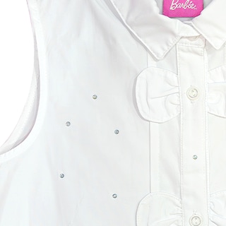 Foto 4 | Foto 4 | Blusa Con Cuello, Bisiteria Incrustada En Tonos Zafiro Y Estampado De Barbie