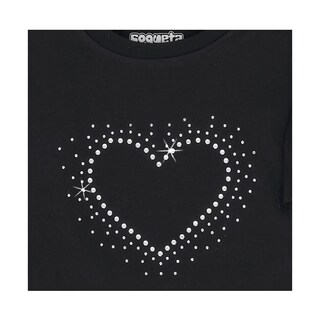 Foto 3 | Foto 3 | Blusa Coqueta Para Niña De Algodón Negro Con Manga De Holanes