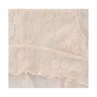 Foto 4 | Foto 4 | Blusa Coqueta Para Niña De Poliéster En Beige Con Encaje