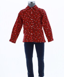 Foto 5 | Foto 5 | Blusa Para Niña Chicos Olé 3516 Rojo Manga Larga