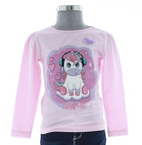 Blusa Para Niña Chicos Olé 3213 Rosa Unicornio