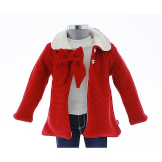 Foto 3 | Foto 3 | Abrigo Para Niña Chicos Olé 3664 Rojo Elegante