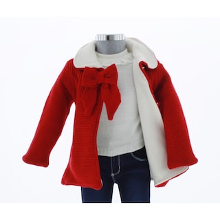 Foto 4 | Foto 4 | Abrigo Para Niña Chicos Olé 3664 Rojo Elegante