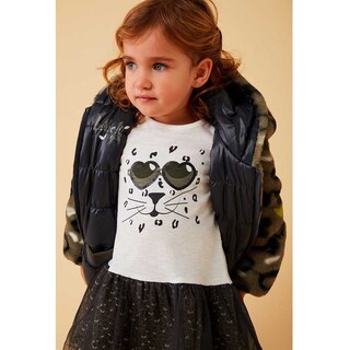 Foto 7 | Foto 7 | Chamarra Boboli Multicolor Animal Print Doble Vista para Niña