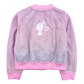 Foto 3 | Foto 3 | Chamarra Ligera Tornasol Con Acabados Brillantes, De Barbie Para Niña