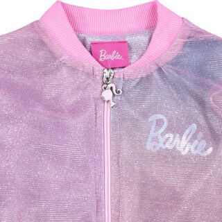 Foto 5 | Foto 5 | Chamarra Ligera Tornasol Con Acabados Brillantes, De Barbie Para Niña