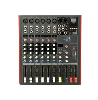 Foto 1 | Foto 1 | Mezcladora de 6 Canales Highland Audio Hl Mix6-usb color Gris con Efectos Usb y Bluetooth High Line
