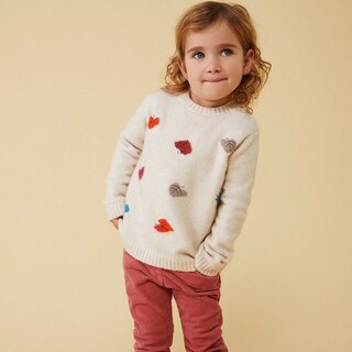 Foto 6 | Foto 6 | Suéter Punto Boboli Estampado Hojas para Niña