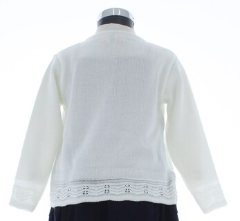 Foto 2 | Foto 2 | Suéter Para Niña Chicos Olé 3121 Blanco Elegante