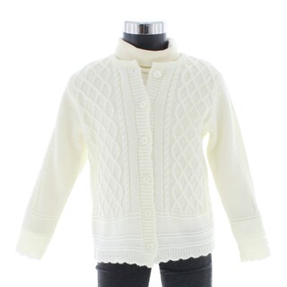 Foto 1 | Foto 1 | Suéter Para Niña Chicos Olé 3714 Beige Elegante Bordado