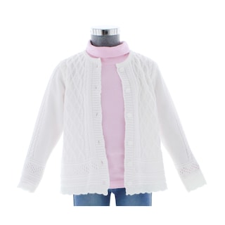 Foto 2 | Foto 2 | Suéter Para Niña Chicos Olé 3718 Blanco Elegante