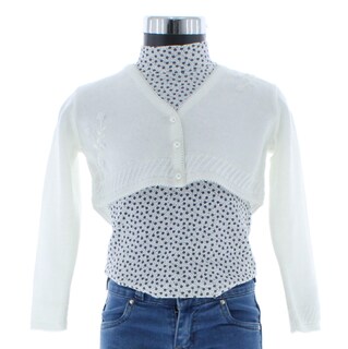 Foto 1 | Foto 1 | Suéter Para Niña Chicos Olé 3111 Blanco Elegante