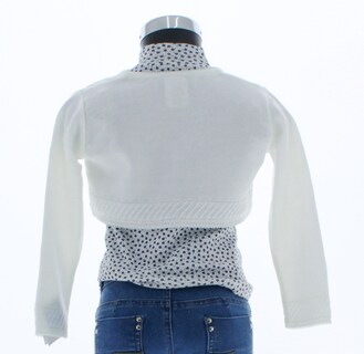 Foto 2 | Foto 2 | Suéter Para Niña Chicos Olé 3111 Blanco Elegante