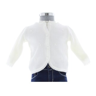 Foto 3 | Foto 3 | Suéter Para Niña Chicos Olé 3628 Blanco Elegante