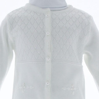 Foto 4 | Foto 4 | Sueter Niña Bebe Chicos Olé Tejido 3354 Color Blanco