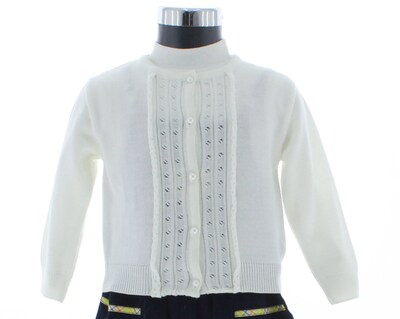 Foto 3 | Foto 3 | Suéter Para Niña Chicos Olé 3079 Blanco Elegante