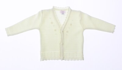 Foto 3 | Foto 3 | Suéter Para Niña Chicos Olé 3042 Blanco Elegante