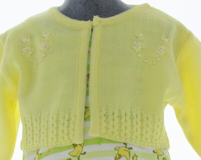 Foto 3 | Foto 3 | Suéter Tipo Bolero Para Niña Chicos Olé 3055 Amarillo Elegante