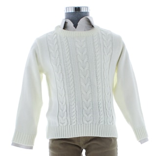 Foto 3 | Foto 3 | Suéter Para Niña Chicos Olé 2694 Blanco Elegante