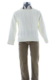Foto 5 | Foto 5 | Suéter Para Niña Chicos Olé 2694 Blanco Elegante
