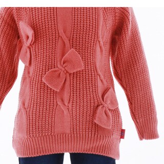 Foto 3 | Foto 3 | Suéter Para Niña Chicos Olé 3642 Coral Con Moños