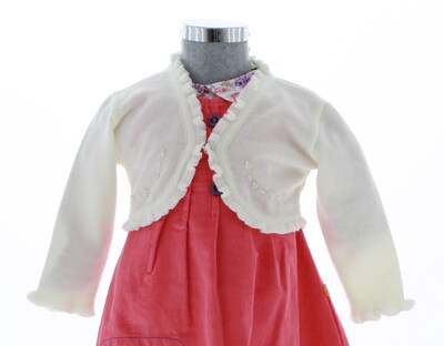 Foto 3 | Foto 3 | Suéter Tipo Bolero Para Niña Chicos Olé 3059 Blanco Elegante
