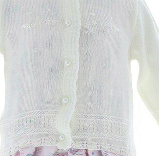 Foto 5 | Foto 5 | Suéter Para Niña Chicos Olé 3049 Blanco Perla Elegante