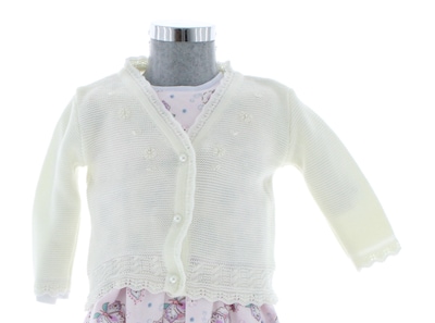 Foto 1 | Foto 1 | Suéter Para Niña Chicos Olé 3045 Marfil Blanco Elegante