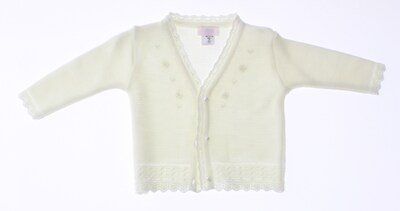 Foto 3 | Foto 3 | Suéter Para Niña Chicos Olé 3045 Marfil Blanco Elegante