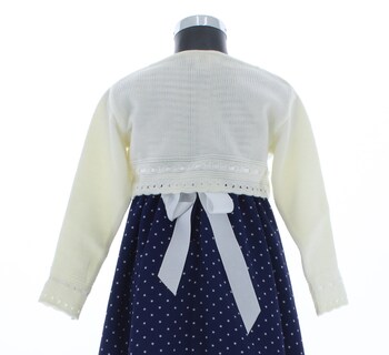 Foto 2 | Foto 2 | Suéter Para Niña Chicos Olé 3015 Blanco Perla Elegante