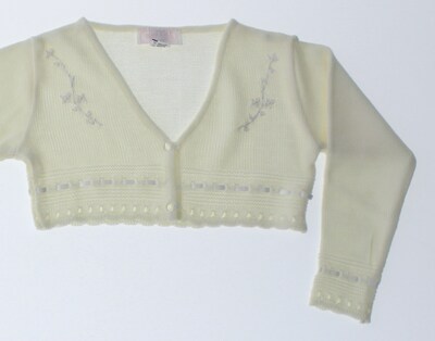 Foto 4 | Foto 4 | Suéter Para Niña Chicos Olé 3015 Blanco Perla Elegante