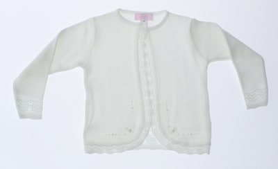 Foto 3 | Foto 3 | Suéter Para Niña Chicos Olé 3121 Blanco Elegante