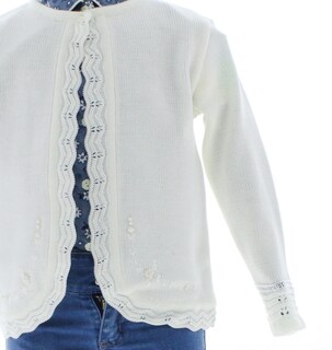 Foto 4 | Foto 4 | Suéter Para Niña Chicos Olé 3106 Blanco Elegante
