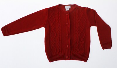 Foto 4 | Foto 4 | Suéter Para Niña Chicos Olé 3101 Rojo Tejido Elegante