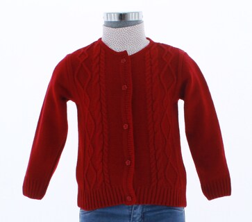 Foto 5 | Foto 5 | Suéter Para Niña Chicos Olé 3101 Rojo Tejido Elegante