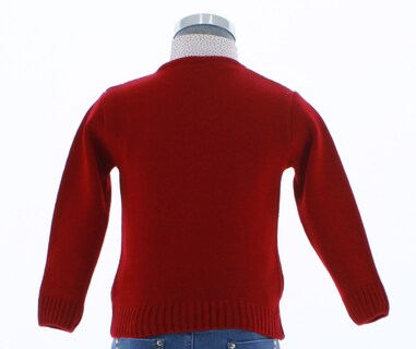 Foto 6 | Foto 6 | Suéter Para Niña Chicos Olé 3101 Rojo Tejido Elegante