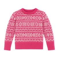 Suéter Para Niña Chicos Olé 3084 Rosa Casual Para Invierno