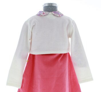 Foto 2 | Foto 2 | Suéter Tipo Bolero Para Niña Chicos Olé 3072 Blanco Elegante