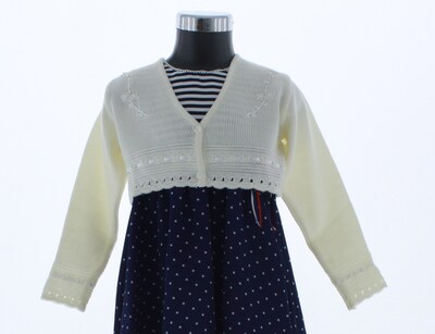 Foto 1 | Foto 1 | Suéter Para Niña Chicos Olé 3015 Blanco Perla Elegante
