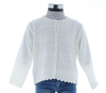 Foto 1 | Foto 1 | Suéter Para Niña Chicos Olé 3110 Blanco Elegante