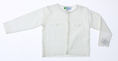 Foto 3 | Foto 3 | Suéter Para Niña Chicos Olé 3110 Blanco Elegante