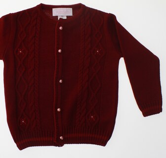 Foto 5 | Foto 5 | Suéter Para Niña Chicos Olé 3129 Rojo Elegante