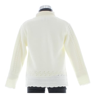 Foto 2 | Foto 2 | Suéter Para Niña Chicos Olé 3714 Beige Elegante Bordado