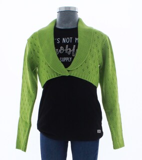 Foto 1 | Foto 1 | Suéter Para Niña Chicos Olé 3138 Verde Elegante