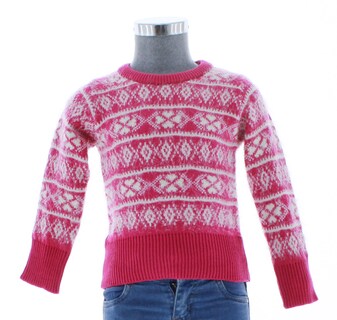 Foto 3 | Foto 3 | Suéter Para Niña Chicos Olé 3084 Rosa Casual Para Invierno