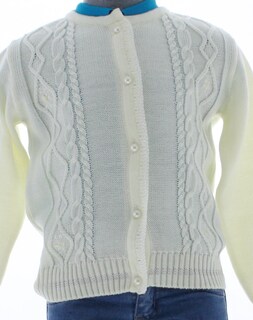 Foto 4 | Foto 4 | Suéter Para Niña Chicos Olé 3105 Blanco Elegante