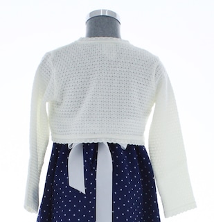 Foto 2 | Foto 2 | Suéter Tipo Bolero Para Niña Chicos Olé 3073 Blanco Elegante