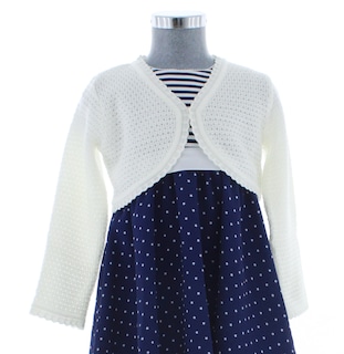 Foto 3 | Foto 3 | Suéter Tipo Bolero Para Niña Chicos Olé 3073 Blanco Elegante