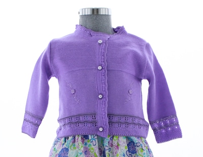 Foto 1 | Foto 1 | Suéter Para Niña Chicos Olé 3046 Morado Elegante