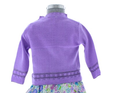 Foto 2 | Foto 2 | Suéter Para Niña Chicos Olé 3046 Morado Elegante